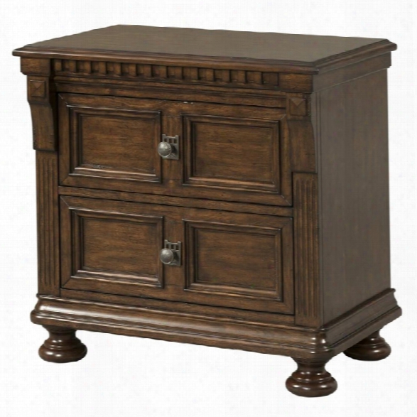 Picket House Furnishings Henry Nightstand In Walnut