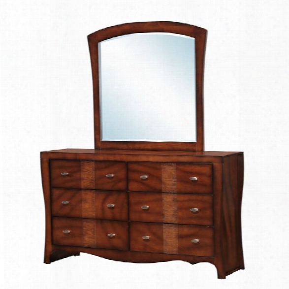 Picket House Furnishings Jansen Dresser With Mirror In Espresso