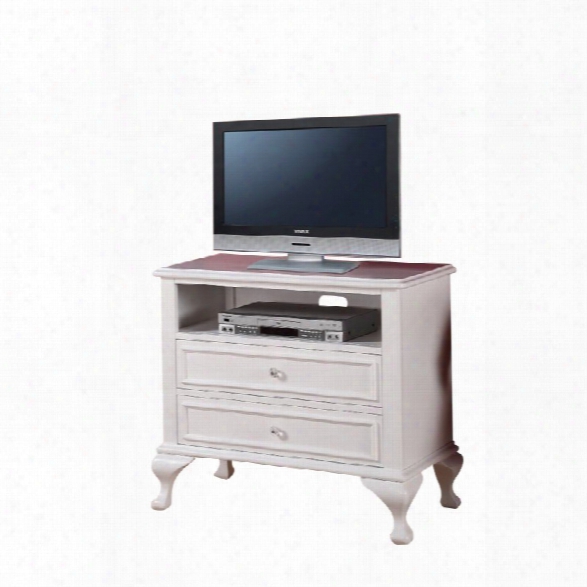 Picket House Furnishings Jenna Media Chest In White