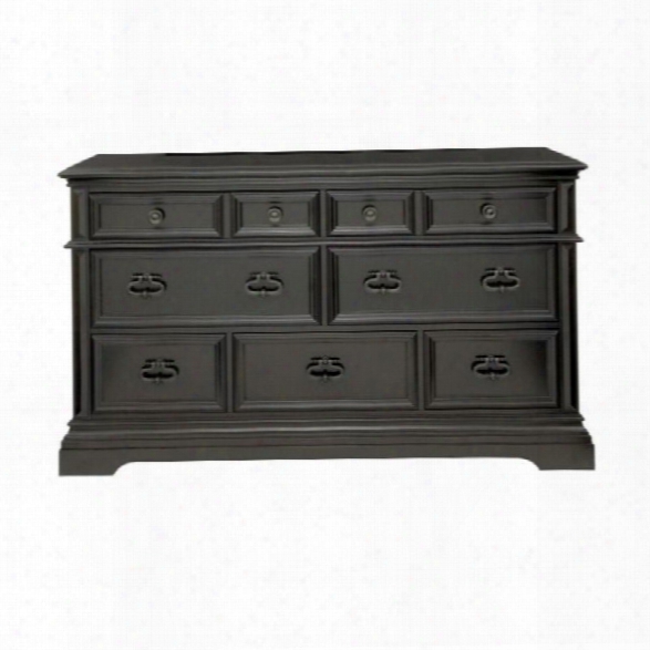 Pulaski Brookfield 9 Drawer Dresser In Ebony Finish