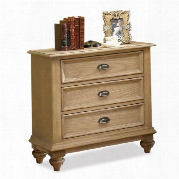 Riverside Furniture Coventry 3-drawer Night Stand In Driftwood