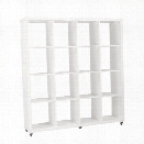 Eurostyle Sabra 4X4 Shelving Unit in White