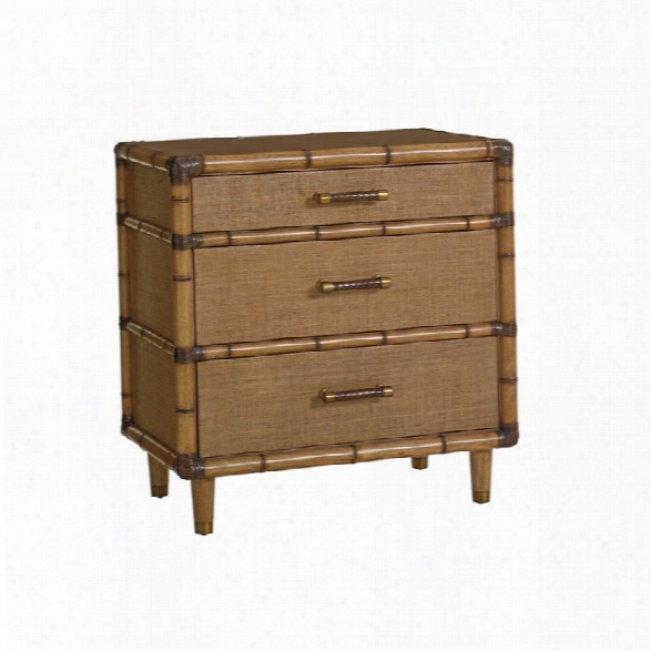 Tommy Bahama Twin Palms Parrot Cay Nightstand In Brown