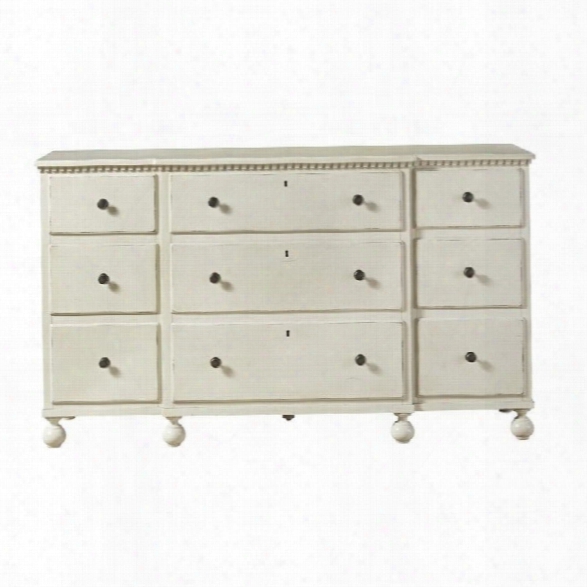 Universal Furniture Sojourn 9 Drawer Dresser In Summer White