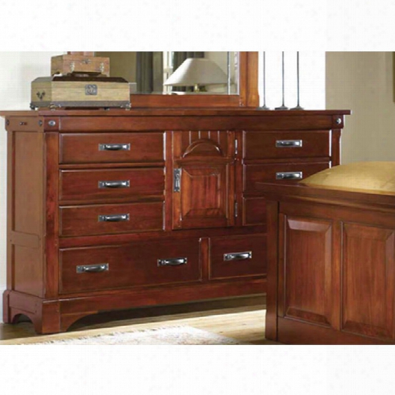 A-america Kalispell 8 Drawer Dresser In Mahogany