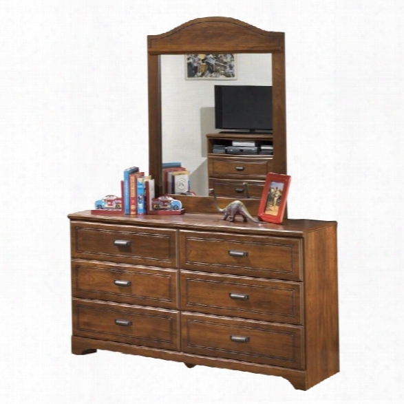 Ashley Barchan 2 Piece Wood Dresser Set In Brown