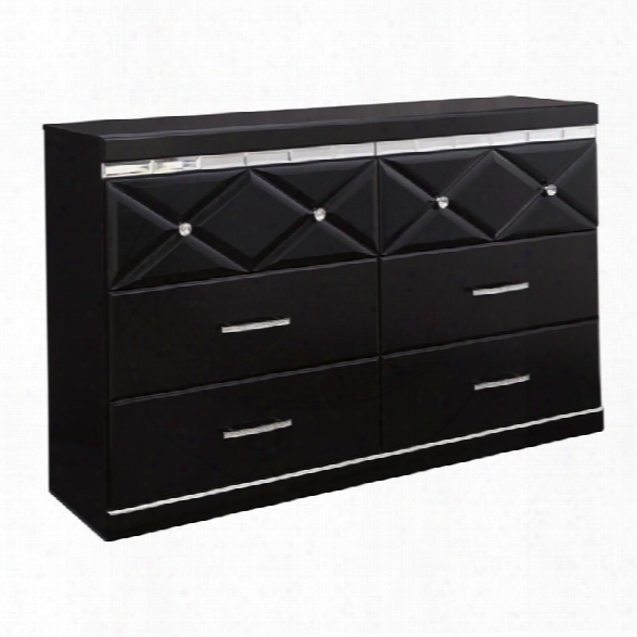 Ashley Fancee 6 Drawer Dresser In Black