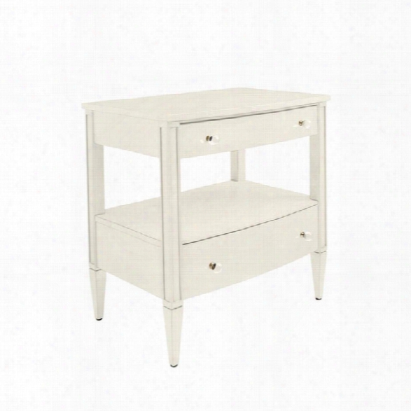 Coastal Living Oasis-mulholland Night Stand In Saltbox White