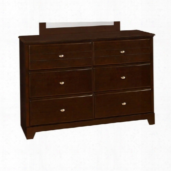 Coaster Ashton 6 Drawer Dresser In Cappuccino