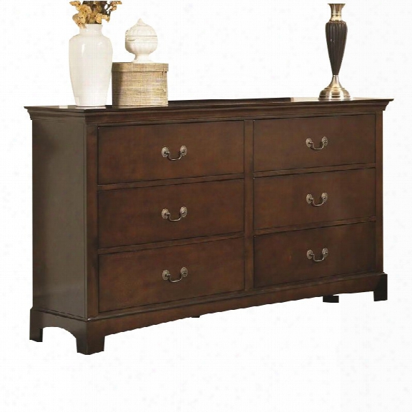 Coaster Tatiana Six Drawer Double Dresser In Espresso