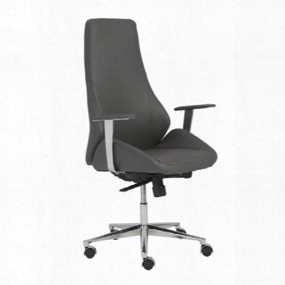 Eurostyle Bergen High Back Office Chair In Gray