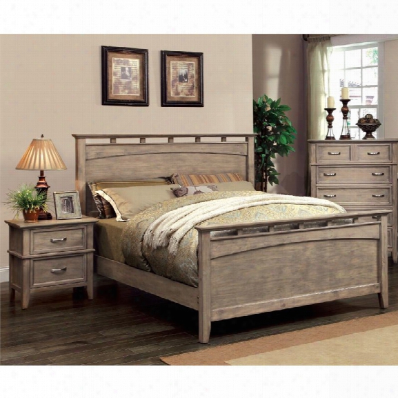 Furniture Of America Ackerson 2 Piece Panel California King Bedroom Set