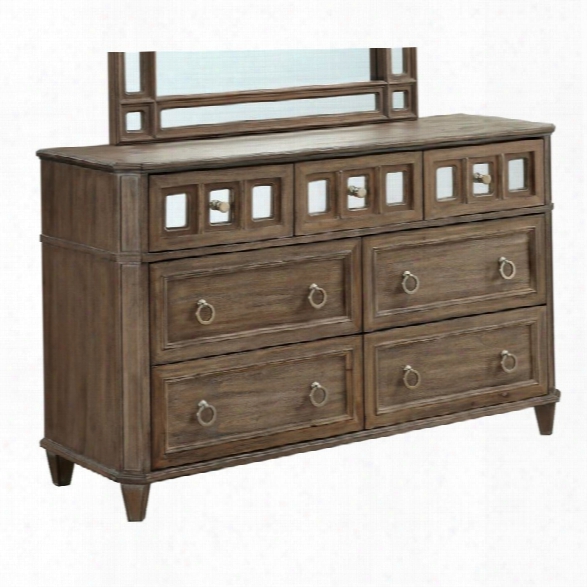 Furniture Of America Arlyne Dresser In Rustic Oak