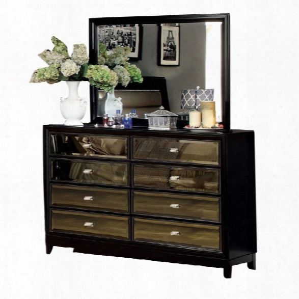 Furniture Of America Bettyann 8 Drawer Dresser And Mirror Set