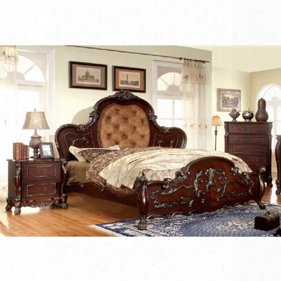 Furniture Of America Coppedge 3 Piece Panel California King Bedroom Set