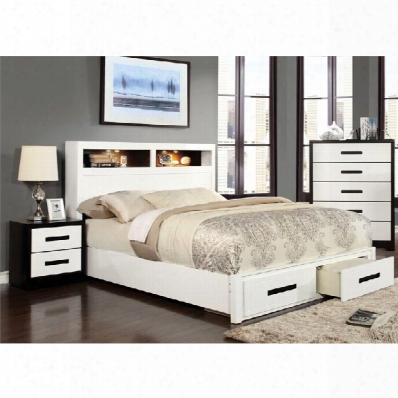 Furniture Of America Dimartino 2 Piece Bookcase California King Bedroom Set