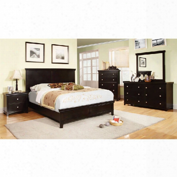 Furniture Of America Fanquite 4 Piece California King Bedroom Set