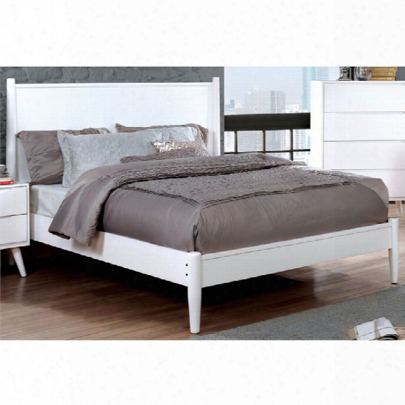 Furniture Of America Farrah California King Panel Bed In White