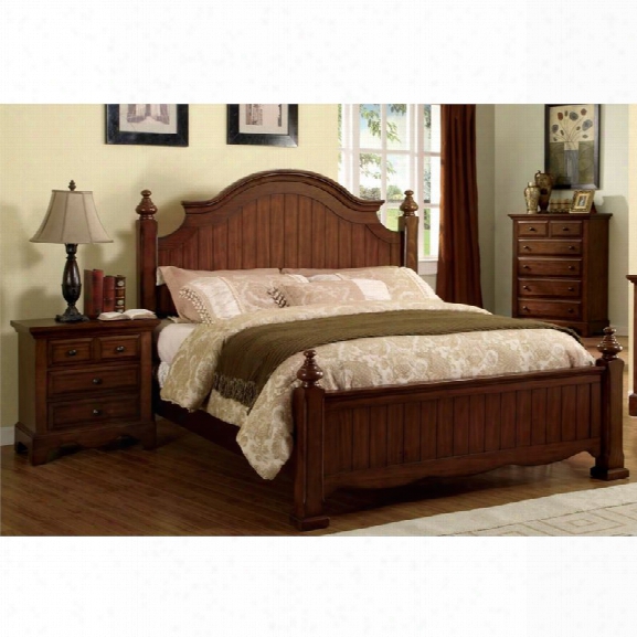 Furniture Of America Fletcher 3 Piece Bedroom Set In White