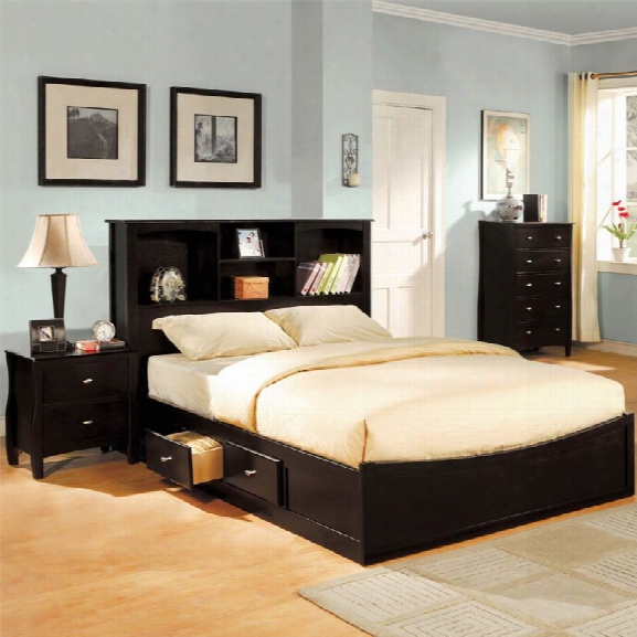 Furniture Of America Frannicken 3 Piece California King Bedroom Set