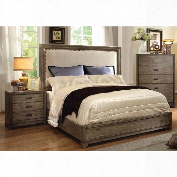 Furniture Of America Muttex 3 Piece King Panel Bedroom Set