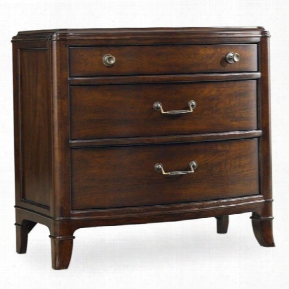 Hooker Furniture Palisade 3-drawer Nightstand In Walnut