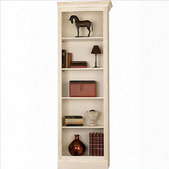 Howard Miller Ty Pennington Oxford Bookcase Right Return In Antique Vanilla