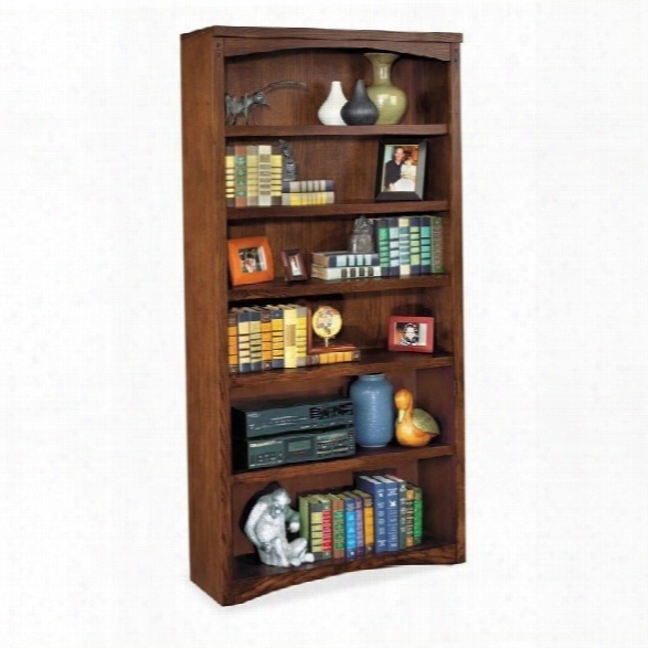 Kathy Ireland Home By Martin Mission Pasadena 6 Shelf Open Wood Bookcase