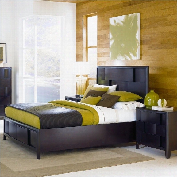 Magnussen Nova Storage Platform Bed 2 Piece Bedroom Set In Chestnut