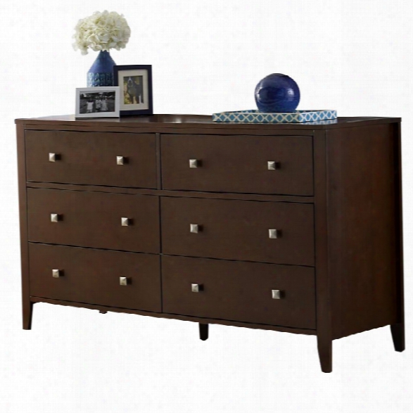 Ne Kids Pulse 6 Drawer Dresser In Cherry