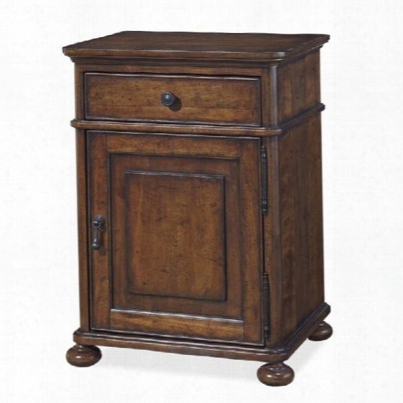 Paula Deen Home Dogwood Nightstand With Door In Low Tide