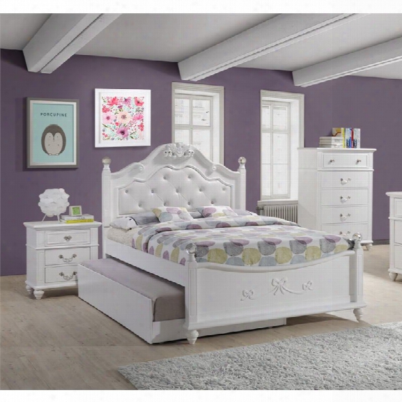 Picket House Furnishings Annie 3 Piece Full Bedroom Set In White