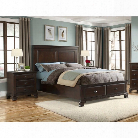 Picket House Furnishings Brinley 3 Piece Queen Bedroom Set In Cherry