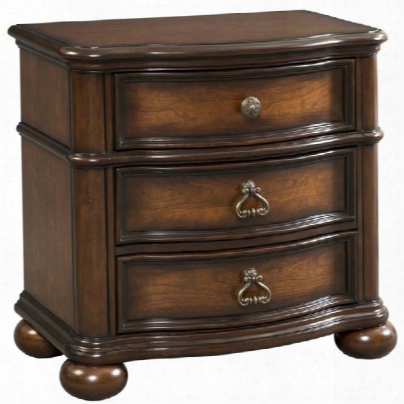 Picket House Furnishings Pentos 2 Drawer Nightstand In Chestnut