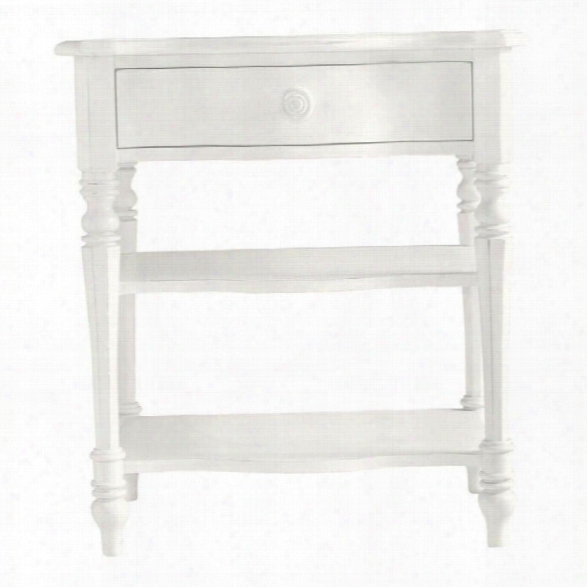 Stanley Coastal Living Rtreat Bedside Table In Saltbox White