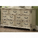 Liberty Furniture Messina Estates II 7 Drawer Dresser in Antique Ivory