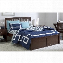 NE Kids Pulse Queen Slat Bed in Chocolate