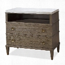 Universal Furniture Playlist 2 Drawer Nightstand in Brown Eyed Girl