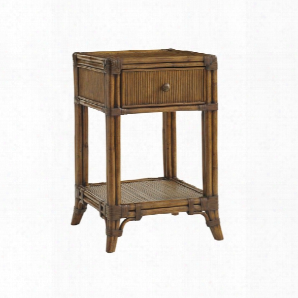 Tommy Bahama Bali Hai Del Sol Nightstand In Warm Brown