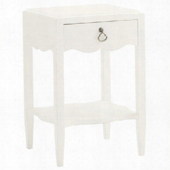Tommy Bahama Home Ivory Key Water Street Bedside Table In White