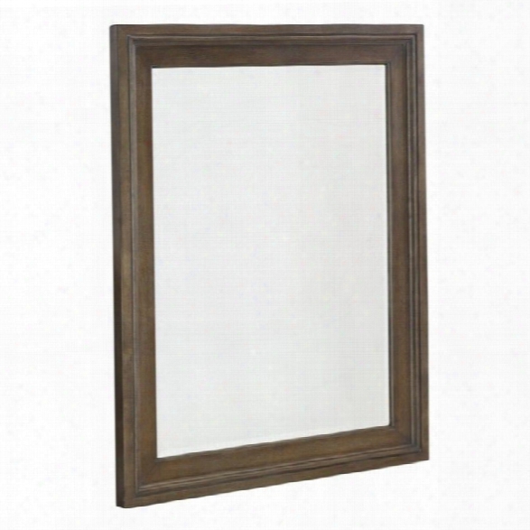 American Drew Park Studio Mirror In Taupe