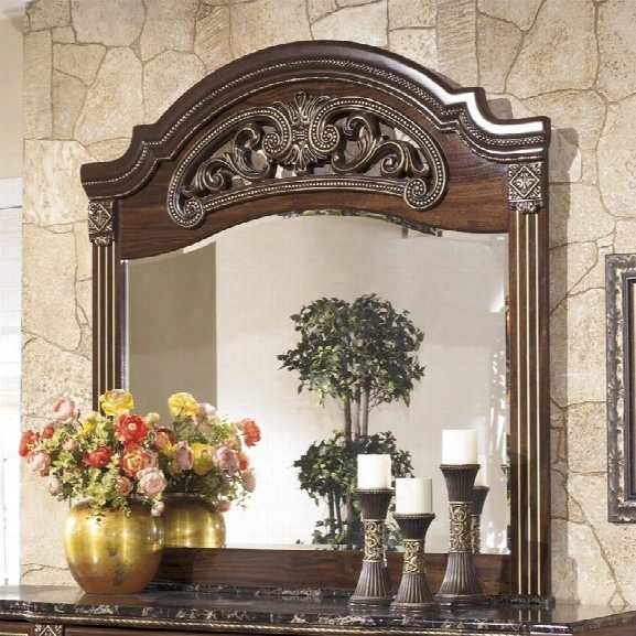 Ashley Gabriela Bedroom Mirror In Brown