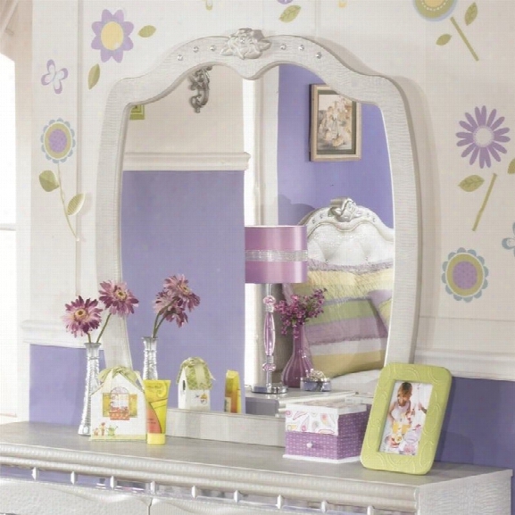 Ashley Zarollina Bedroom Mirror In Silver