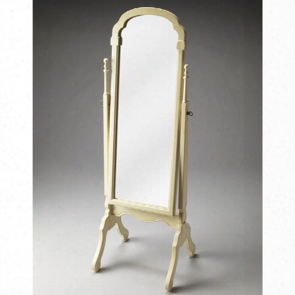 Butler Specialty Artists' Originals Cheval Mirror In Cottage White