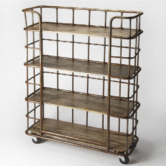 Butler Specialty Industrial Chic Antioch 4 Shelf Etagere