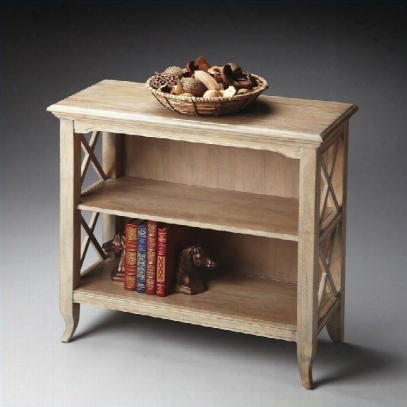 Butler Specialty Masterpiece Newport Low Bookcase In Driftwood