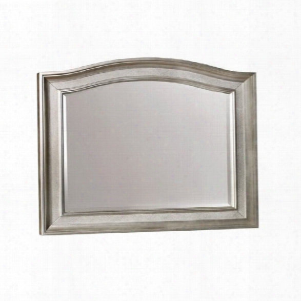 Coaster Bling Game Mirror With Arched Top In Metallic Platinum