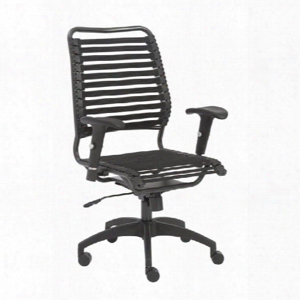 Eurostyle Baba Flat High Abck Office Chair In Black