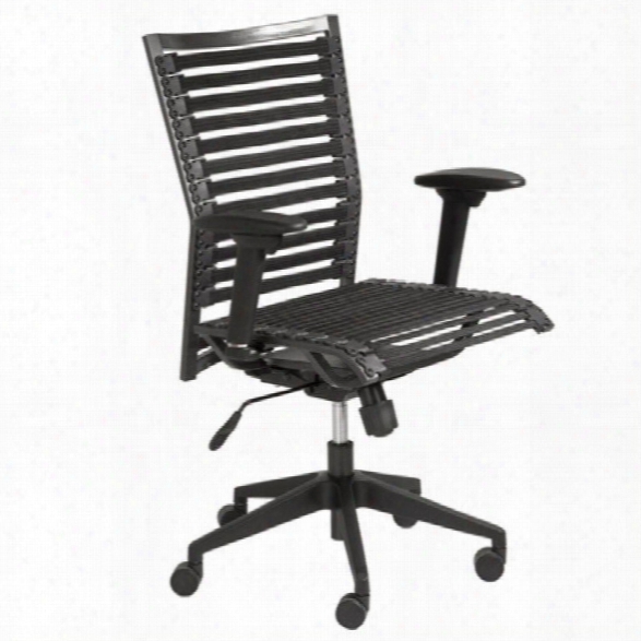 Eurostyle Bungie Pro Flat Office Chair In Black/black