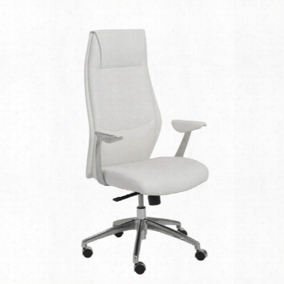 Eurostyle Crosby High Back Office Chair In White